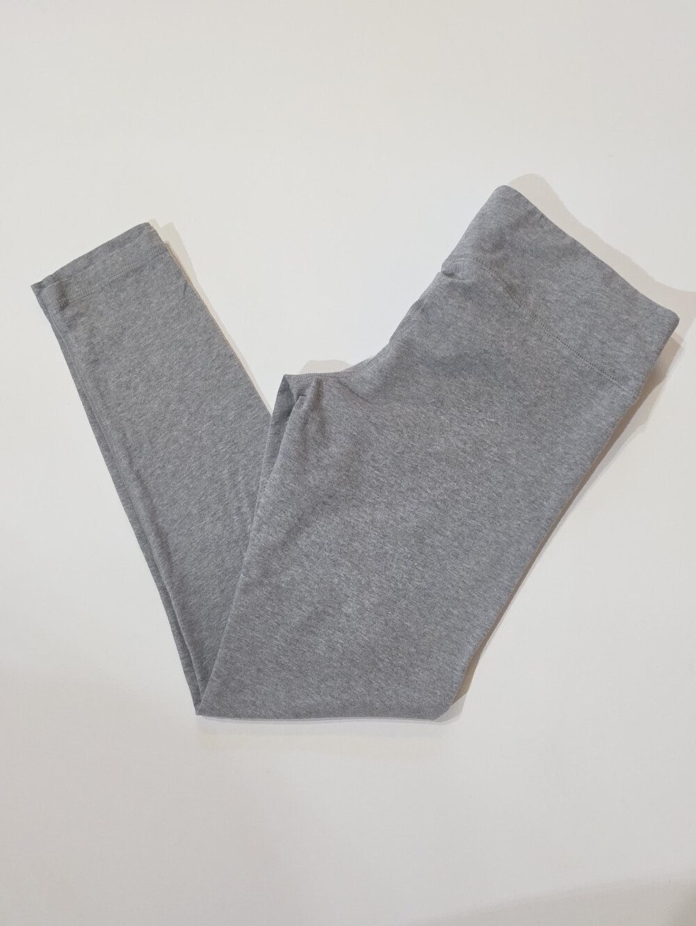 New York And Company Knit Leggings Womens Medium Grey Low Rise Athleisure